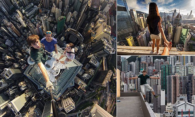 Selfie Nekat Remaja Rusia di Hong Kong (Perut Mulas Melihatnya)